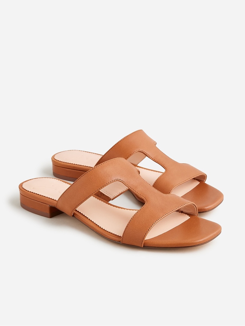 J. Crew | Hazel Cutout Sandals in Leather